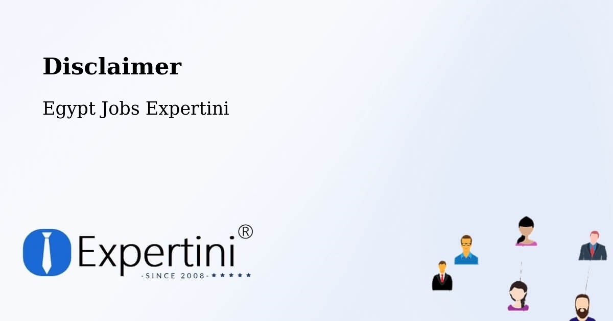 Disclaimer – Zefta - Egypt Jobs Expertini