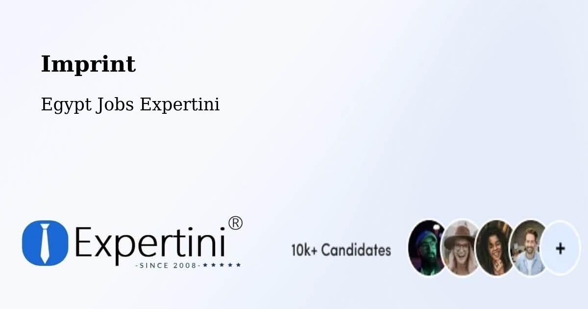 Imprint – Zefta - Egypt Jobs Expertini